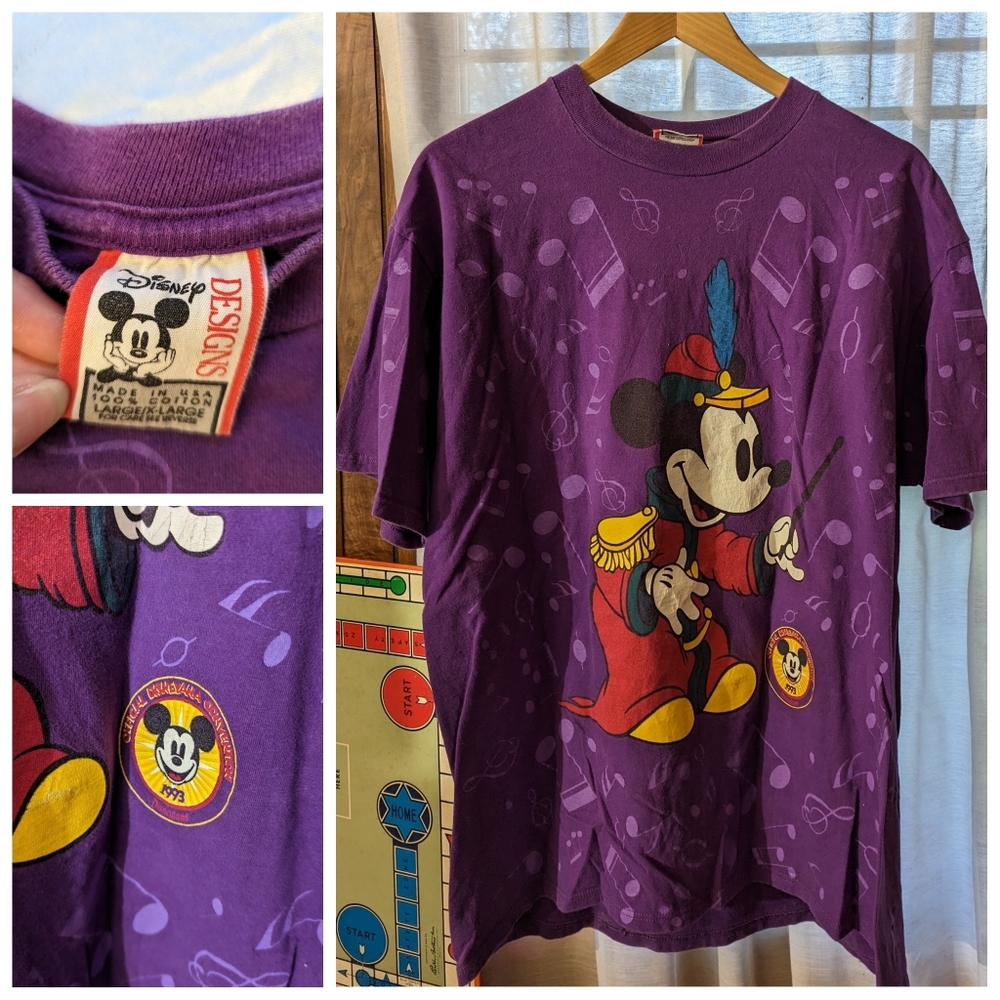 Vintage 1993 disneyana convention tshirt